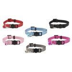 COLLAR GATO BASIC 22-33CM AZU
